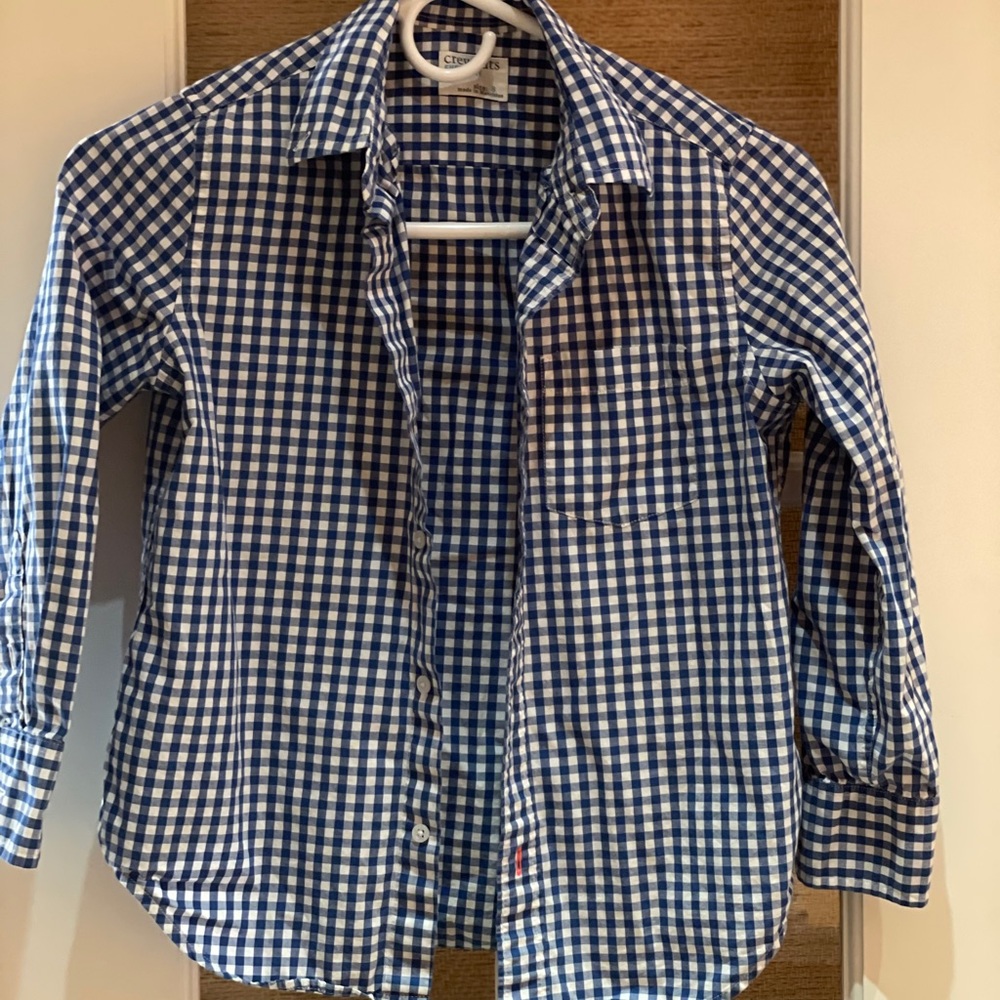 Crewcuts Gingham Dressy Collared Shirt